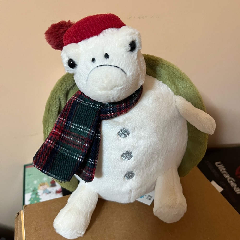 Authentic NWT Jellycat Timmy Turtle Skating